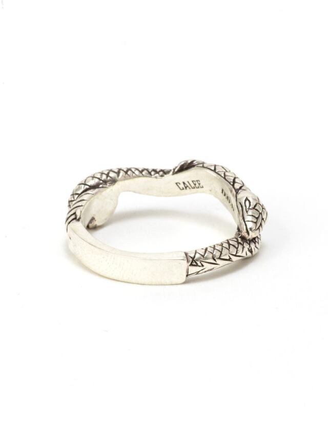 CALEE × D.O.D 「SILVER SNAKE NARROW RING ＜EXCLUSIVE＞」 SILVER