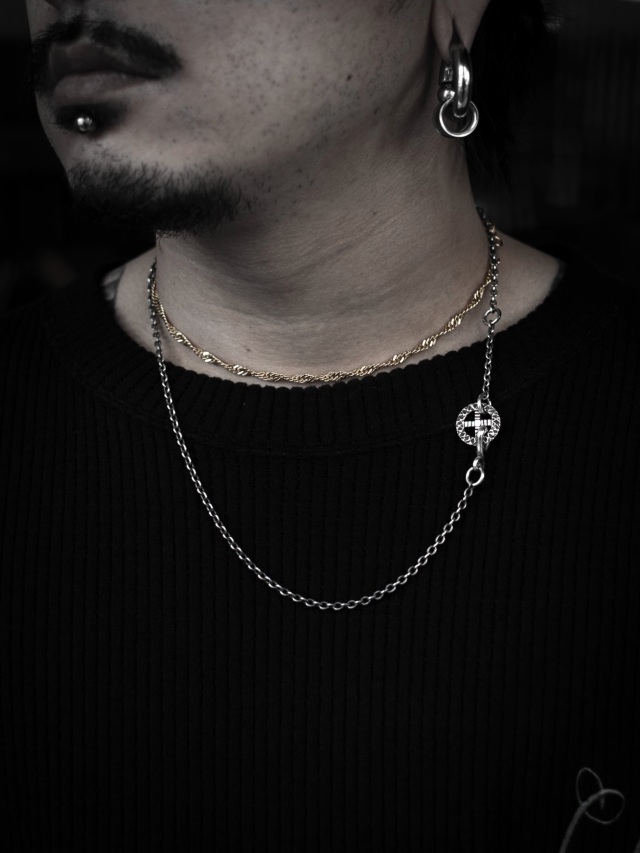 CALEE × D.O.D 「SILVER SNAKE WHEEL NECKLACE ＜EXCLUSIVE＞」 SILVER