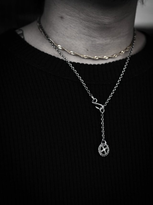 CALEE × D.O.D 「SILVER SNAKE WHEEL NECKLACE ＜EXCLUSIVE＞」 SILVER