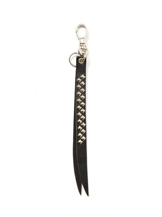CALEE 　「STUDS LEATHER SHORT KEY RING」　スタッズレザーキーリング