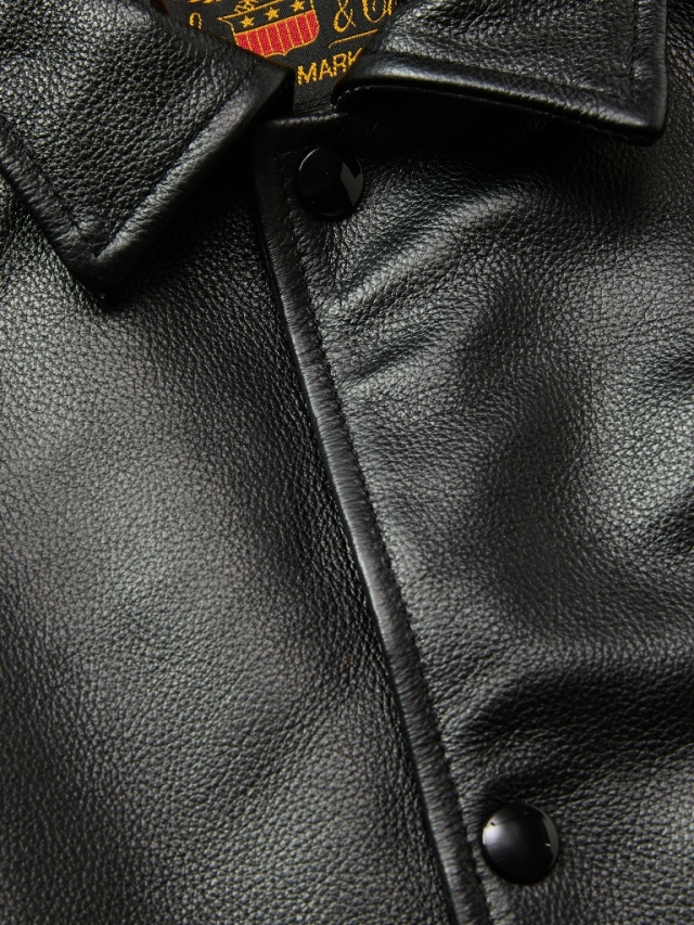EXCLUSIVE !!】CALEE 「LEATHER COACH JACKET<EXCLUSIVE>」 レザー