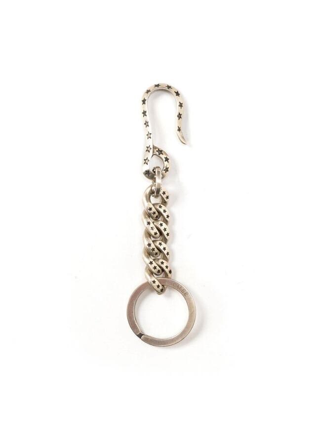 CALEE 　「SILVER STAR KEY CHAIN」　シルバー925製 キーチェーン