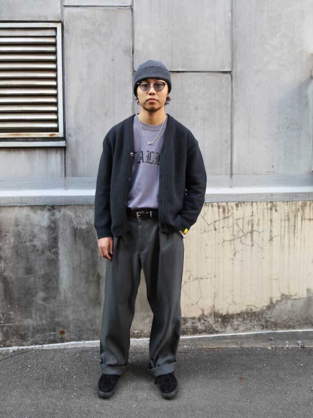 CALEE 「×EYYA KNIT BIG WAFFLE KNIT CRADIGAN」 ビッグワッフル