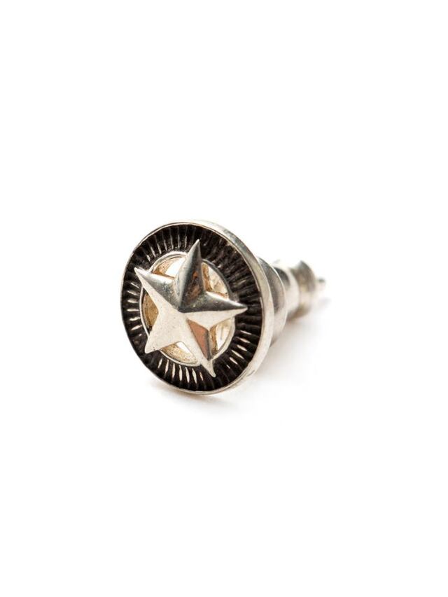 CALEE　「SILVER STAR CONCHO PIERCE 」　SILVER 925製 ピアス