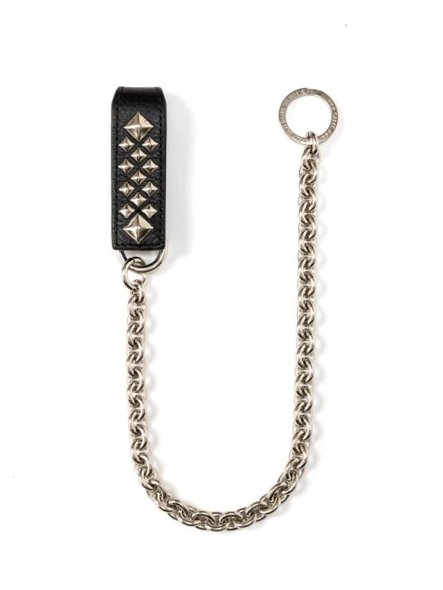 CALEE 　「STUDS LEATHER WALLET CHAIN」　ウォレットチェーン