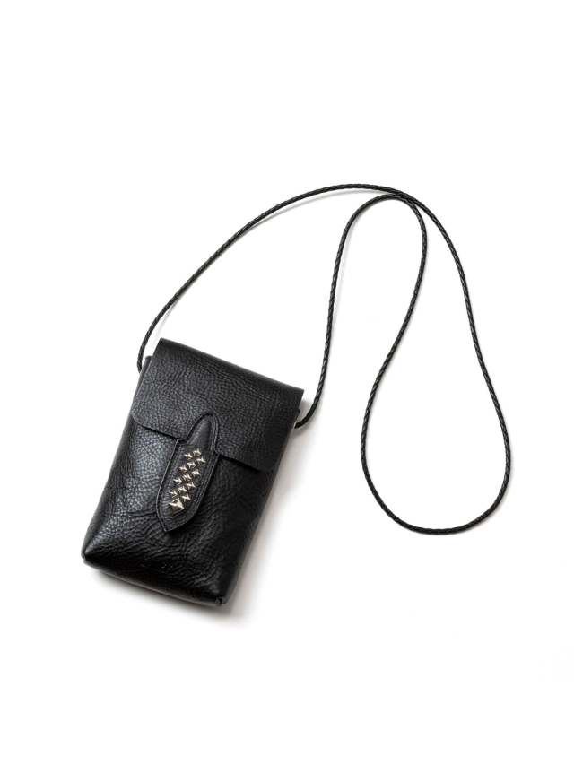 CALEE   「LEATHER MULT POUCH」　レザーショルダーポーチ