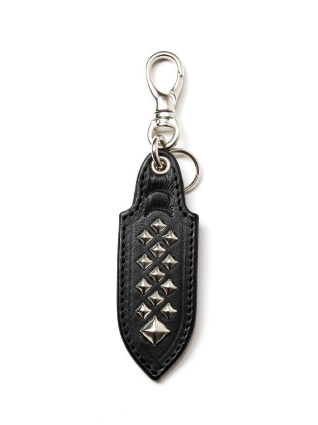 CALEE 　「STUDS LEATHER KEY RING」　レザーキーリング