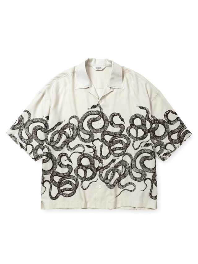 CALEE 「5 SLEEVES DROP SHOULDER SH <SNAKE PATTERN>」 ハーフ 