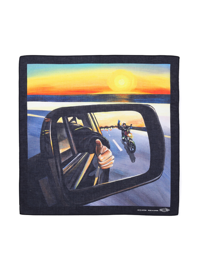 CHALLENGER  　「SUNSET DRIVE BANDANA」　バンダナ