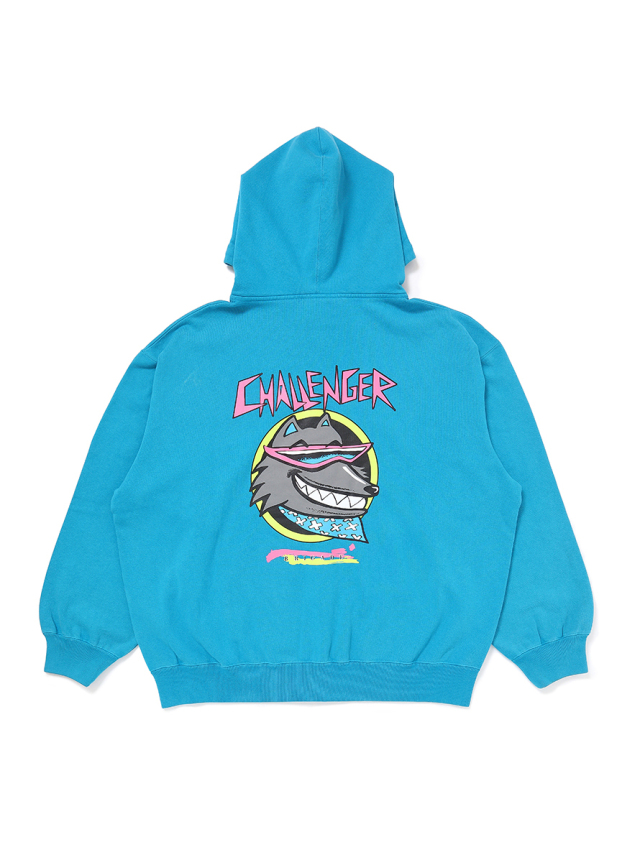 CHALLENGER 「NEON WOLF ZIP HOODIE」 スウェットジップフーディー