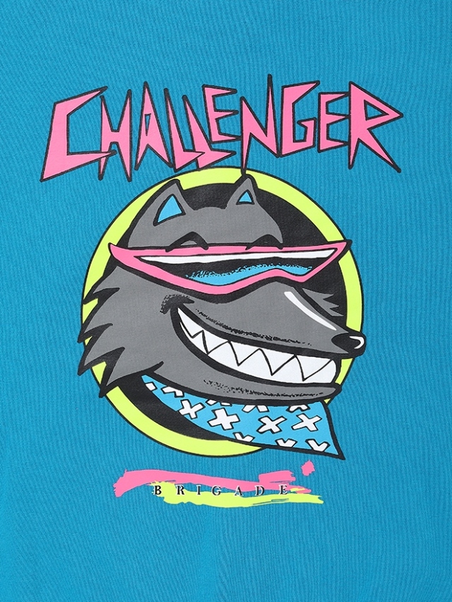 CHALLENGER 「NEON WOLF ZIP HOODIE」 スウェットジップフーディー