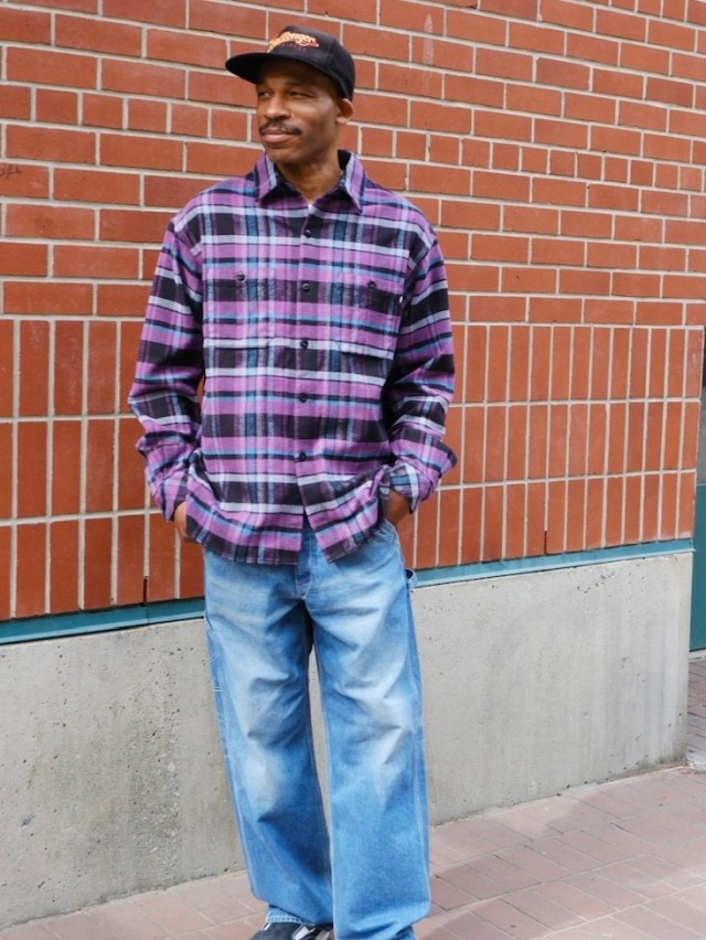 CHALLENGER チェックシャツ CHALLENGER [チャレンジャー] L/S BUFFALO CHECK SHIRT ロング