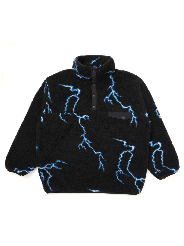 challenger チャレンジャー ボア フリース ジャケット M CHALLENGER THUNDERBOLT BOA HOODIE チャレンジャー M フリース