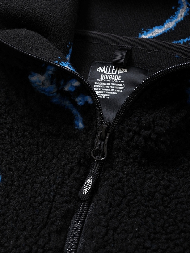 CHALLENGER 「THUNDERBOLT BOA HOODIE」 ボアフリース フーディー