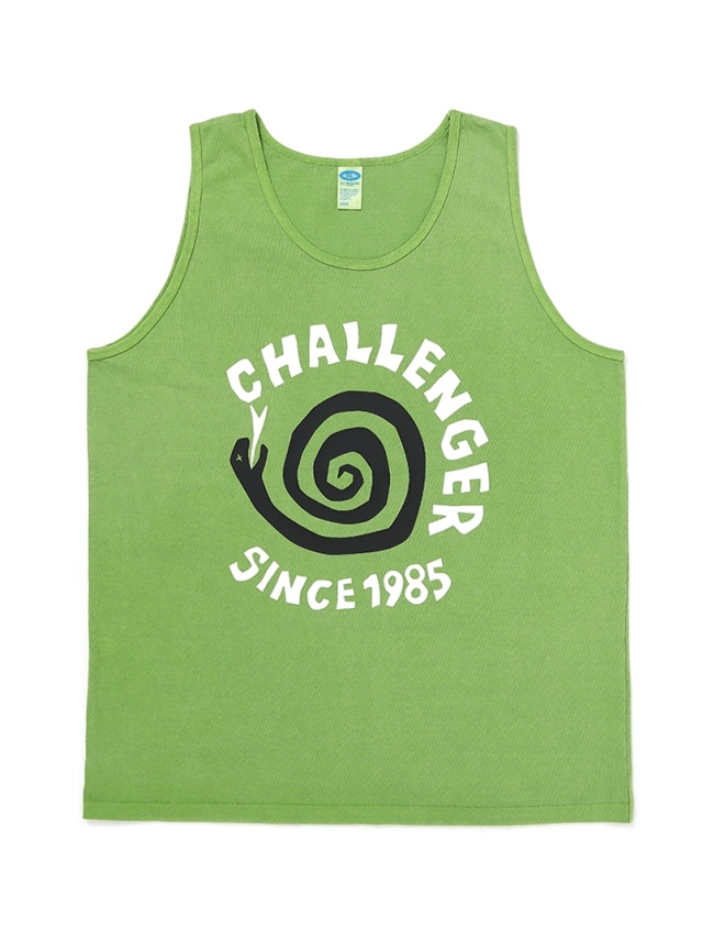 CHALLENGER 「PIGMENT SPIRAL SNAKE TANK」 ピグメントダイ タンクトップ