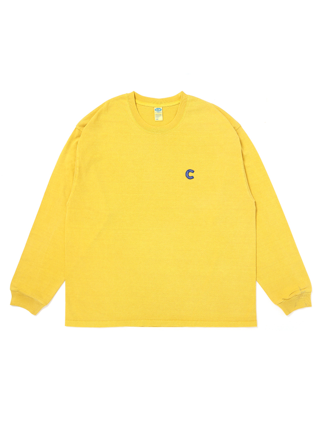 CHALLENGER 「L/S PIGMENT C PATCH TEE」 ピグメントダイ ロング
