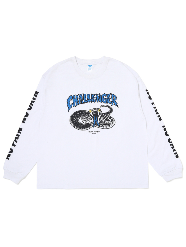 CHALLENGER 「L/S PIGMENT SNAKE TEE」 ピグメントダイ ロングスリーブ