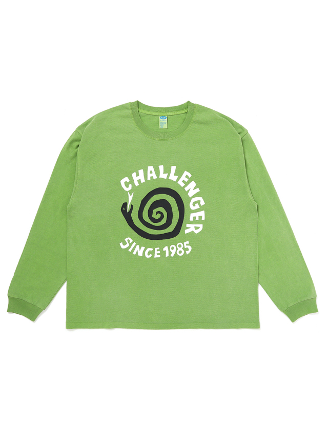 CHALLENGER 「L/S PIGMENT SPIRAL SNAKE TEE」 ピグメントダイ ロング