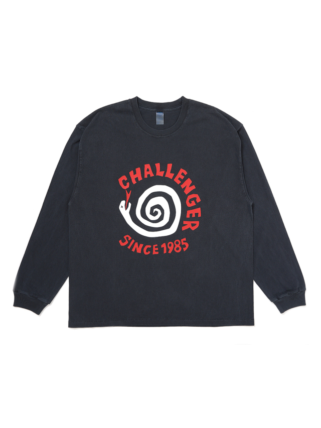 CHALLENGER 「L/S PIGMENT SPIRAL SNAKE TEE」 ピグメントダイ ロング