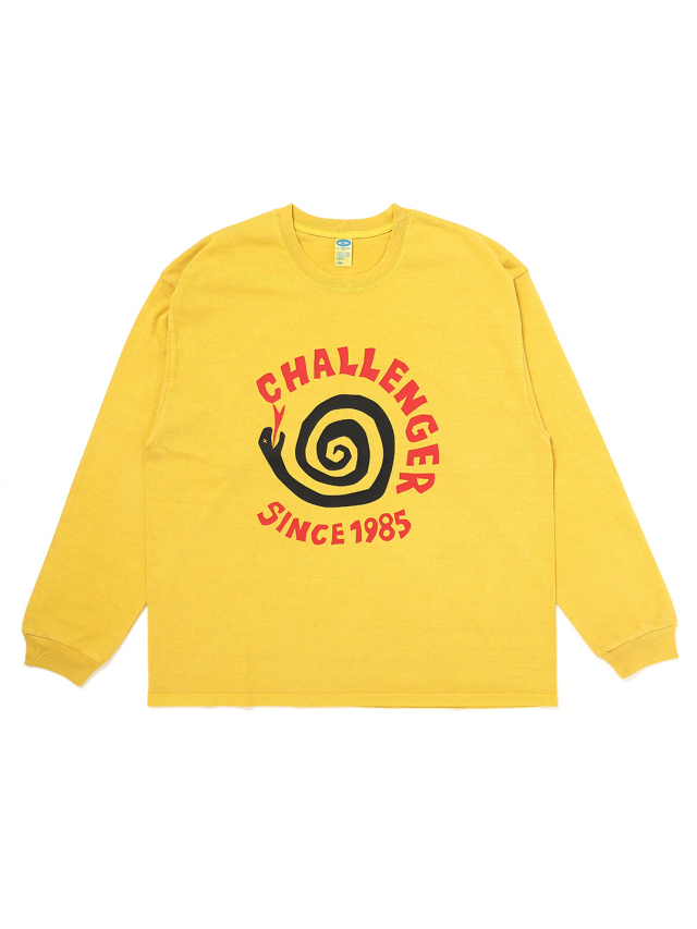 CHALLENGER 「L/S PIGMENT SPIRAL SNAKE TEE」 ピグメントダイ ロング