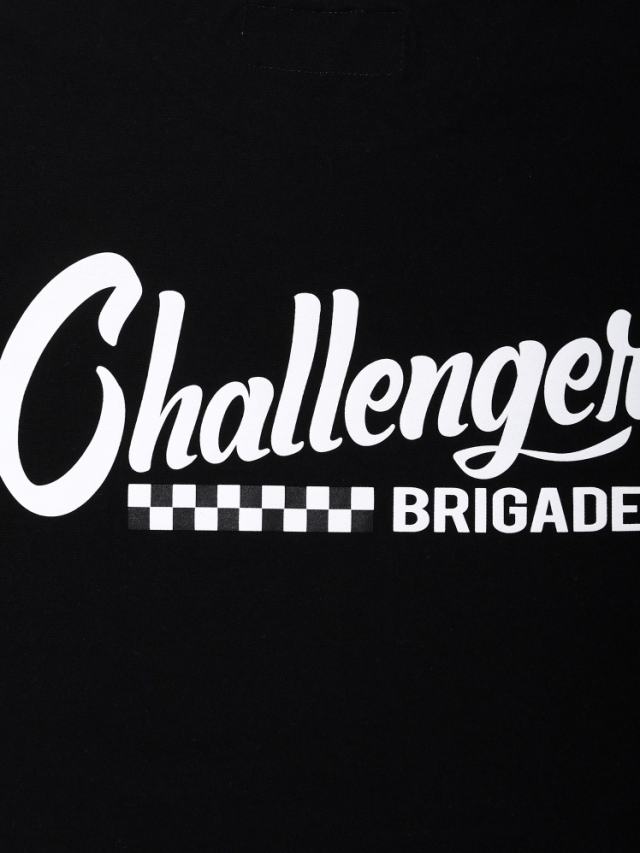CHALLENGER - L/S CHECKER TEE - BLACK – JAKS GARAGE