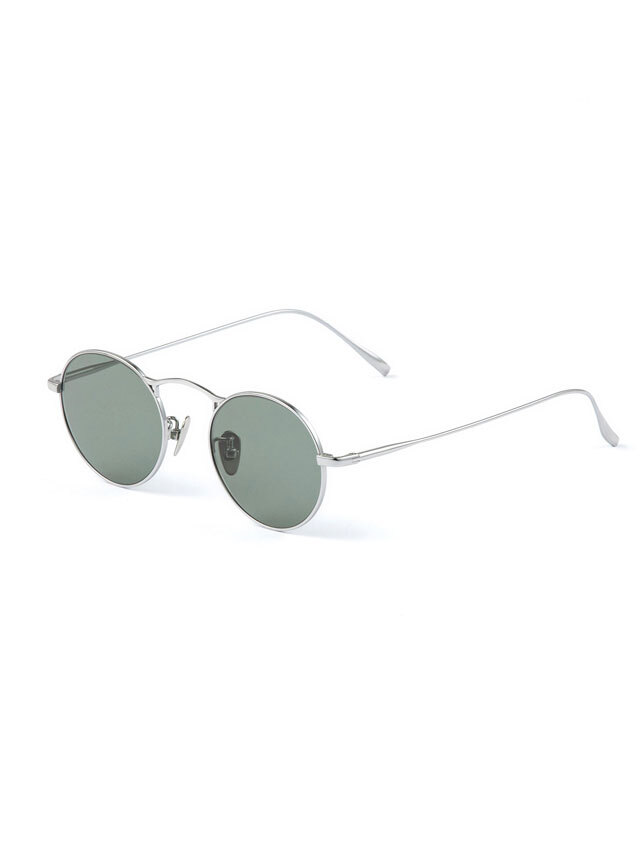 OWN　　「#05　WHITE GOLD/GREEN」　　ラウンドフレームグラッシーズ