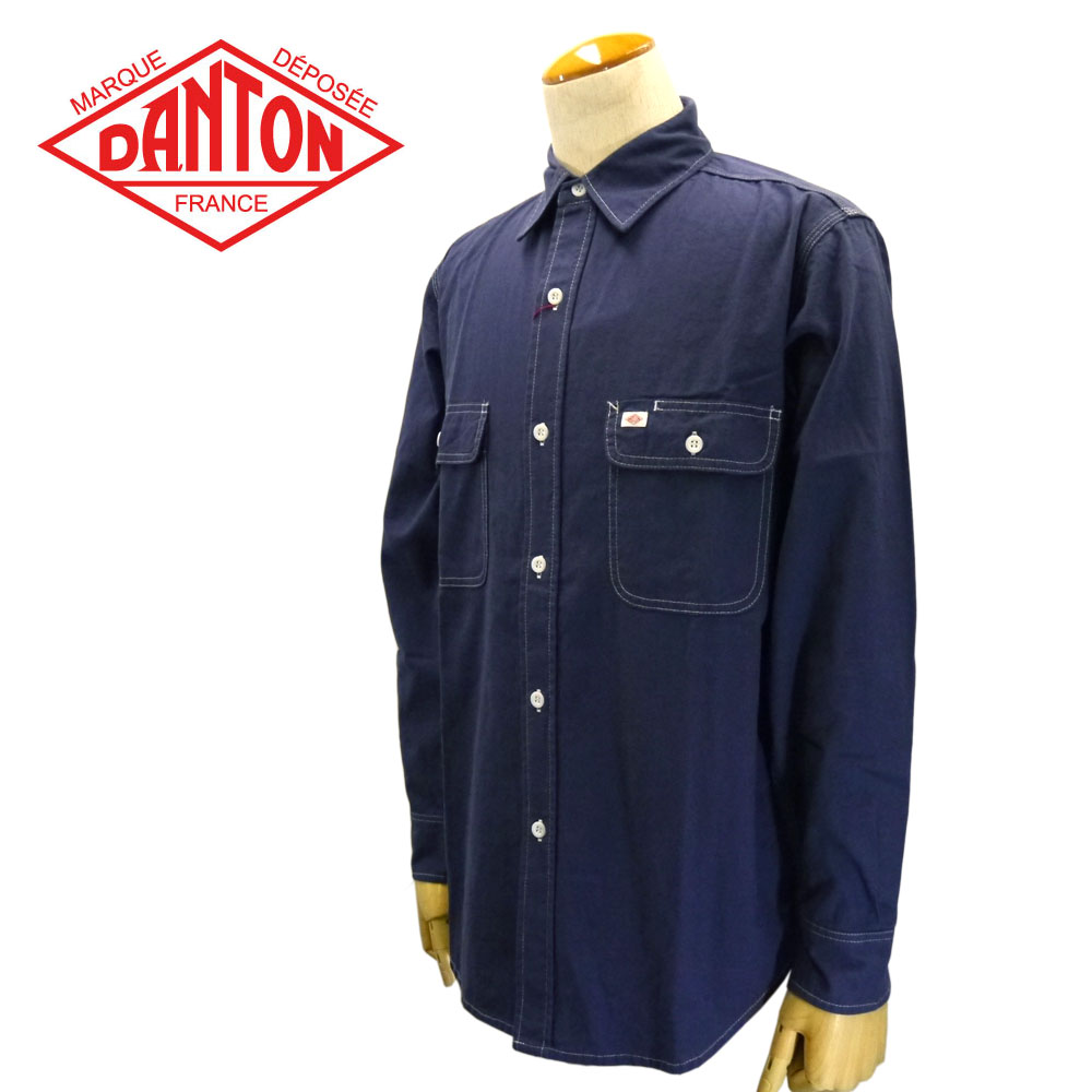 DANTON SELVAGE SHEETING ワークシャツ Men's【JD-3740 VTC】