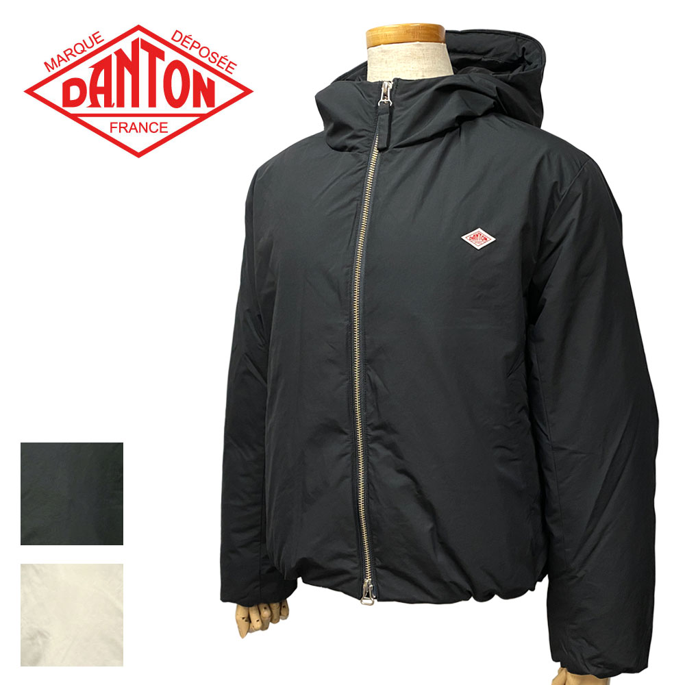 DANTON ポリエステルタフタ ダウンフードジャケット Lady's 【DT-A0380 MAT】