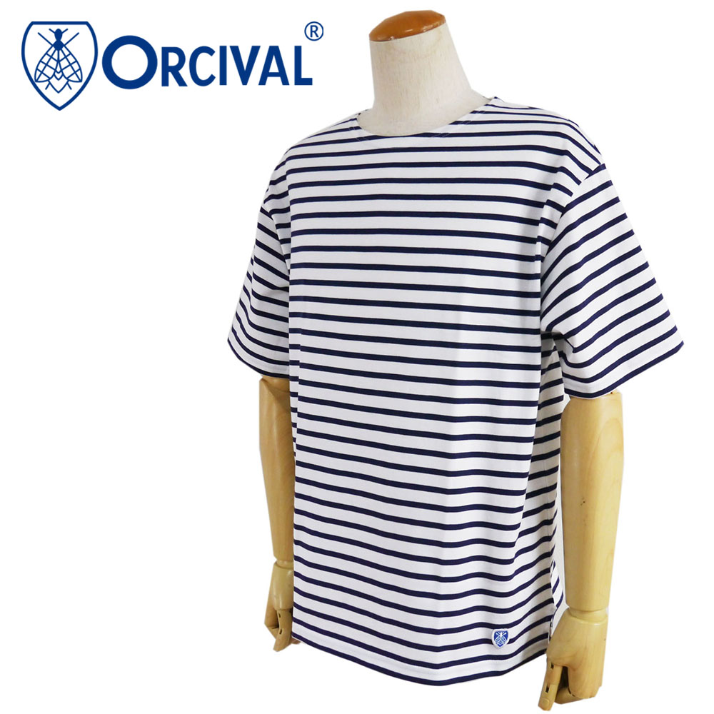 Orcival クルーネック ボーダー S/S Tシャツ Men's【RC-9259】