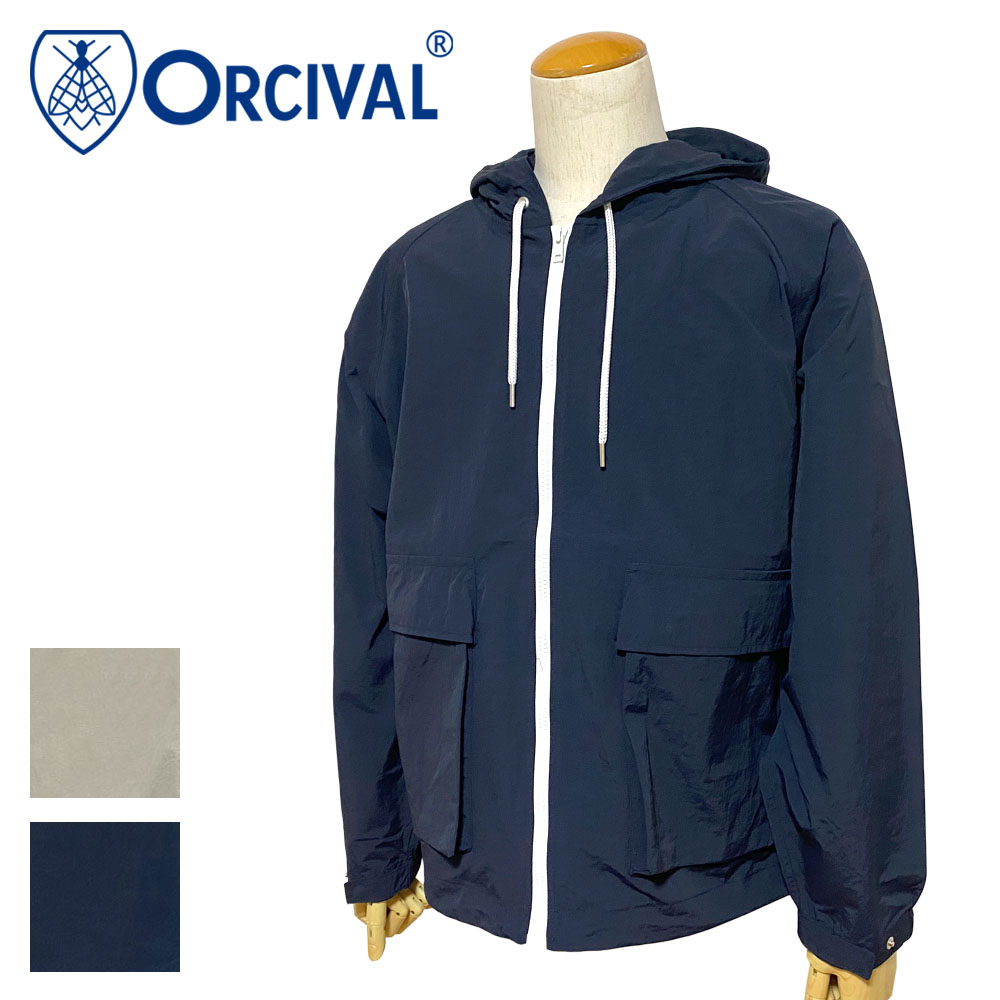 Orcival ナイロン フードジャケット Men's 【OR-A0333 ONB】