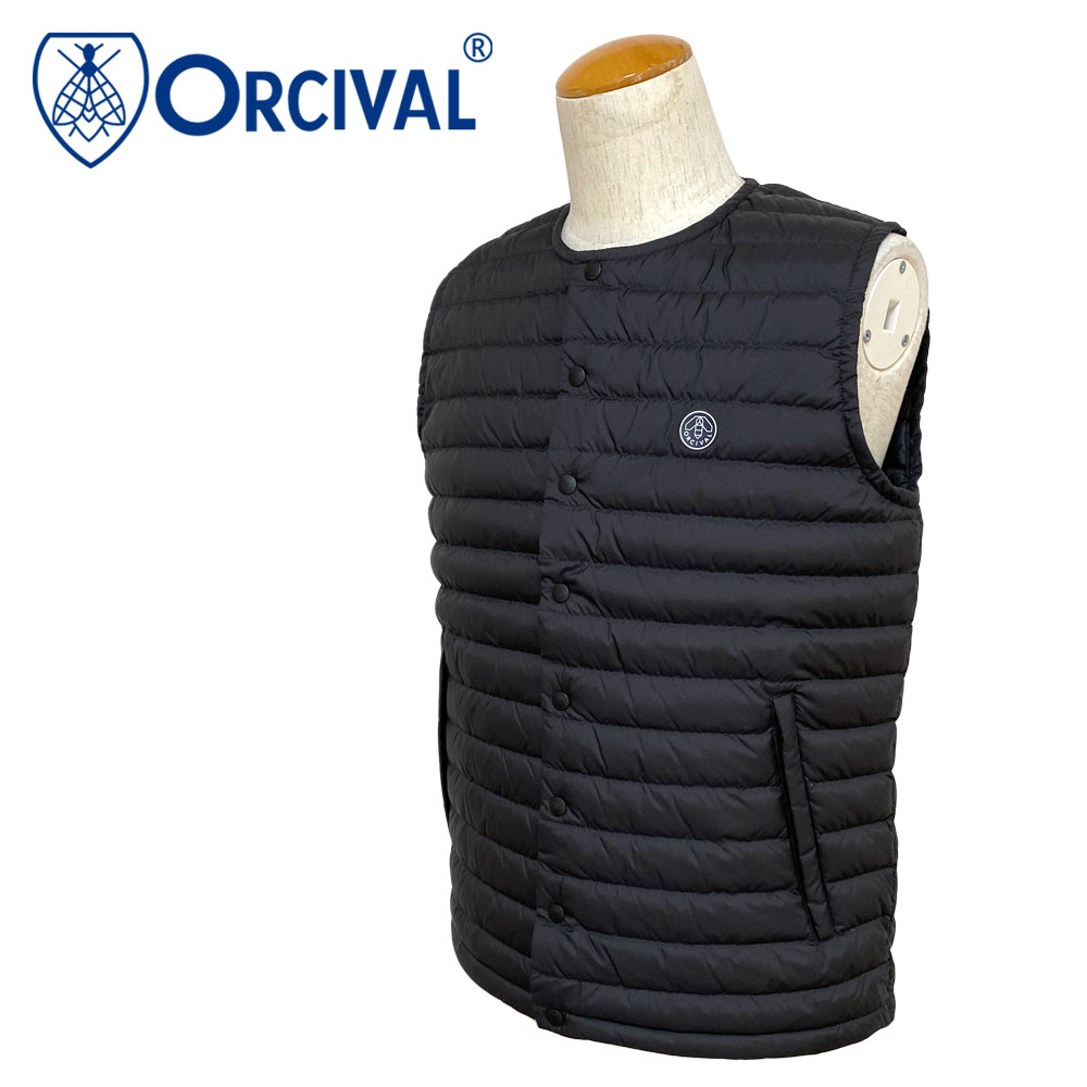 Orcival ポリエステルタフタ インナーダウンベスト Men's 【OR-A0087 DPL】