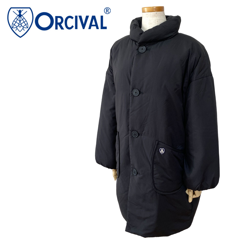 Orcival オーシバル スタンドカラー ロングブルゾン レディース OR-A0734 BTT