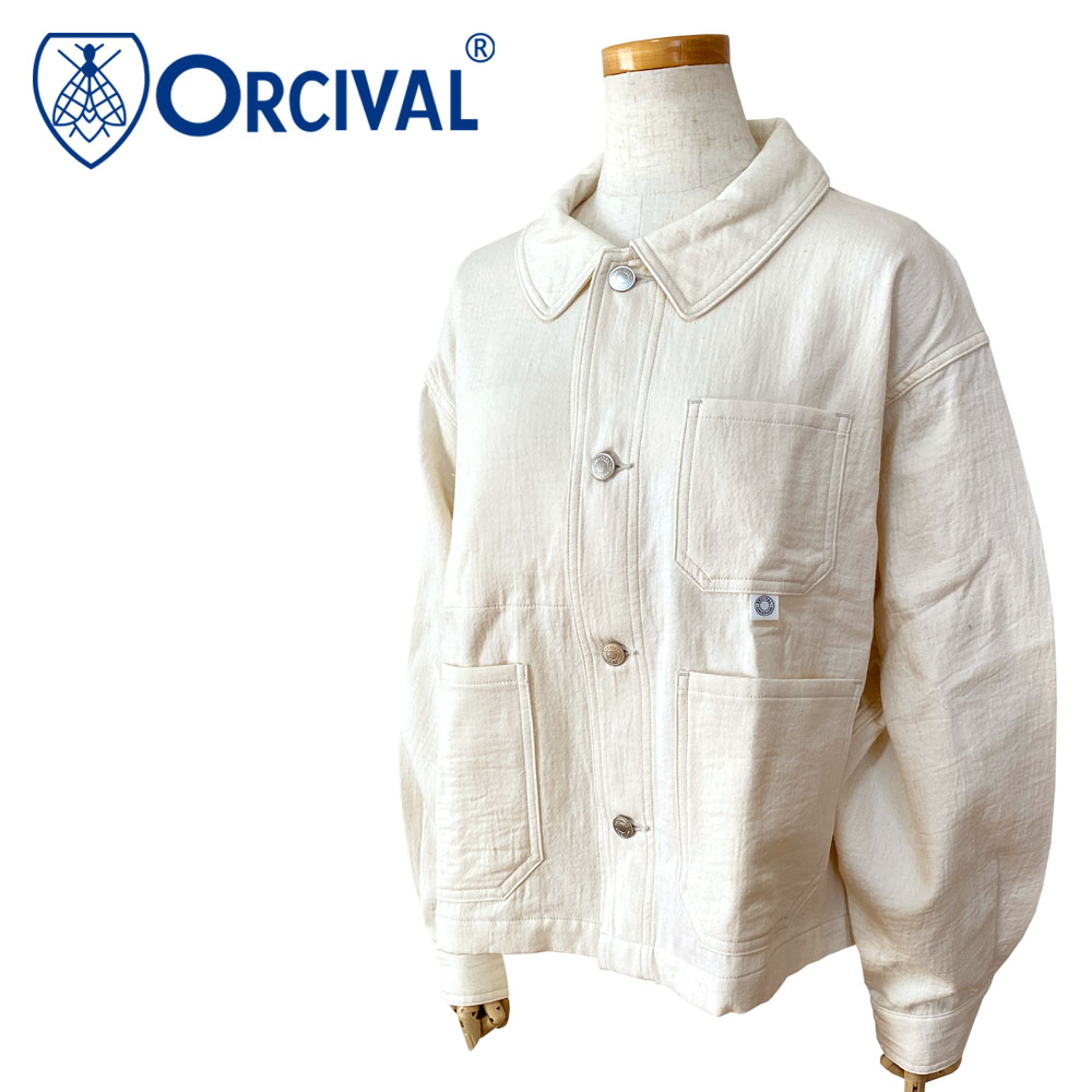 Orcival オーシバル ツイルダブルガーゼ カバーオール レディース OR-A0784 TDF