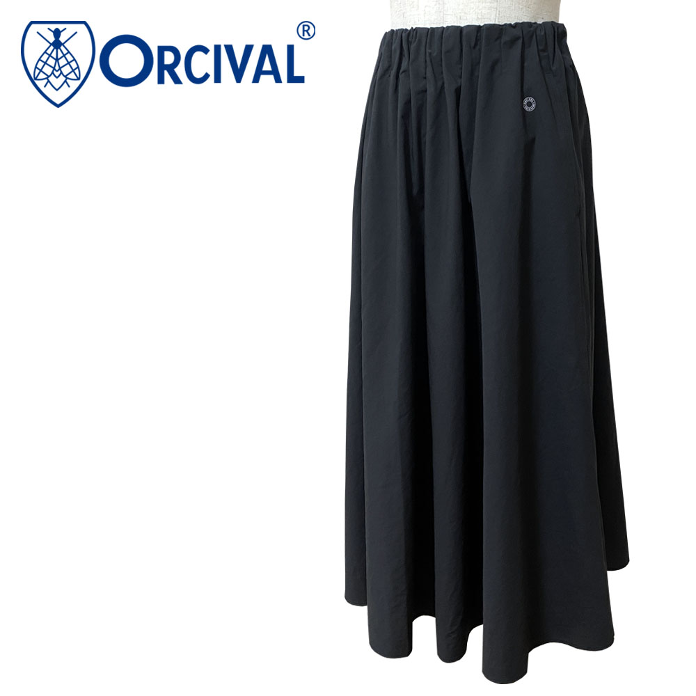 Orcival オーシバル ウエストギャザースカート レディース OR-F0068 PRT