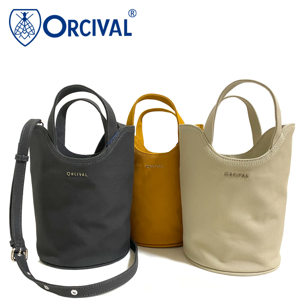 Orcival ライトキャンバス バケットバッグ 【OR-H0242 LCV】