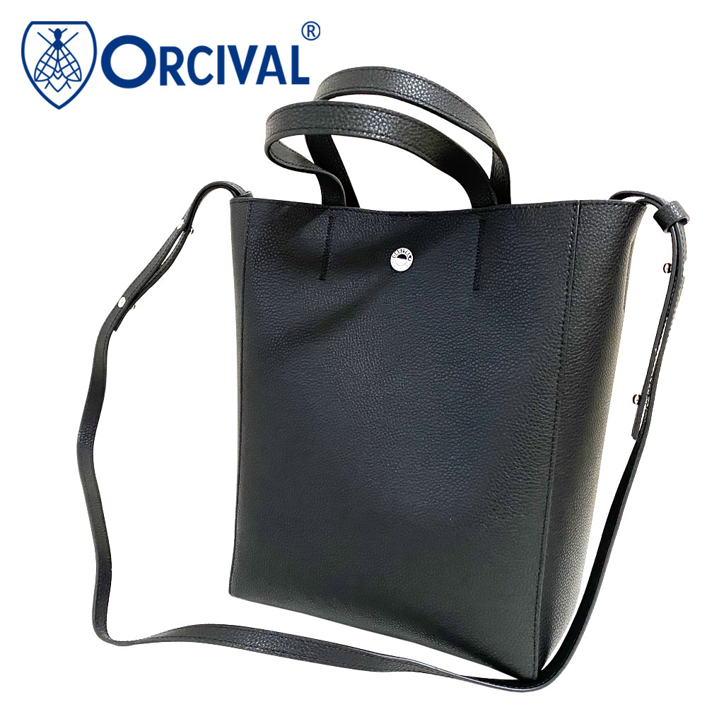 Orcival オーシバル ダブルフェイスレザー 2WAYトートバッグ Mサイズ OR-H0369 DFT