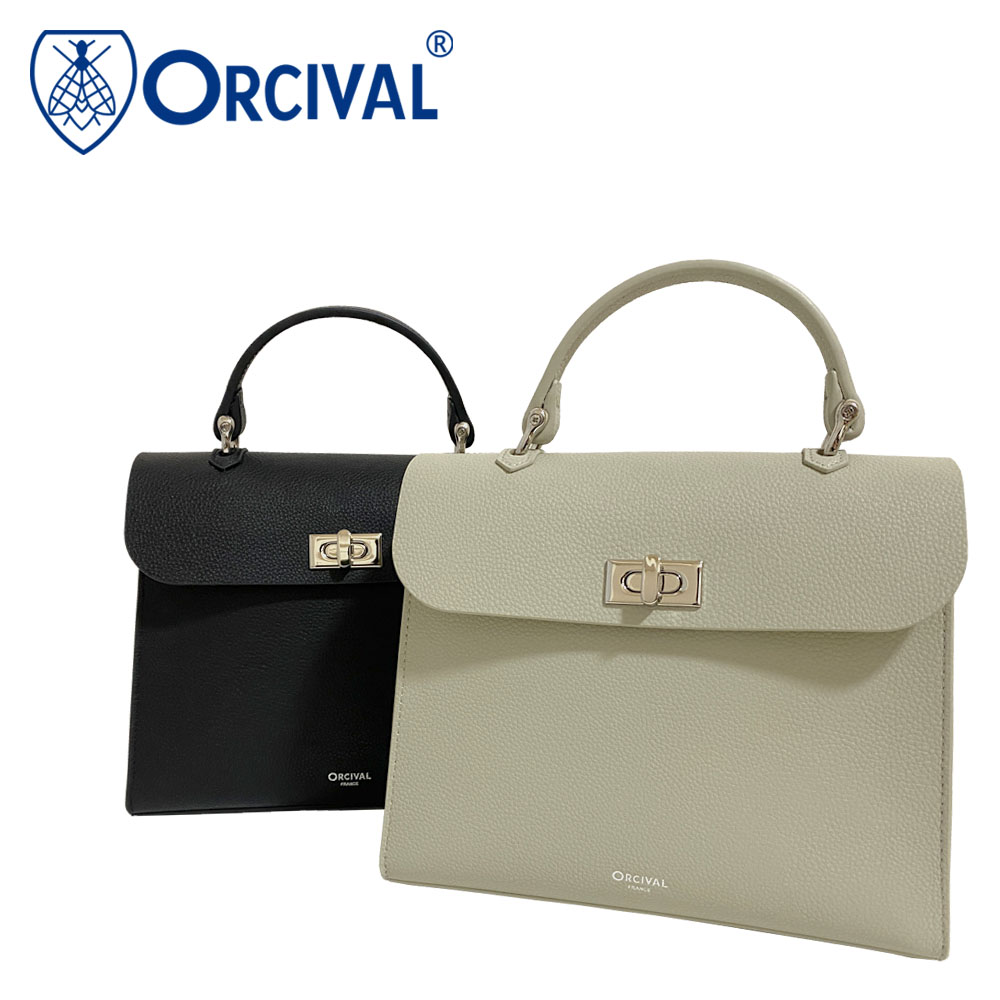Orcival オーシバル ダブルフェイスレザー ハンドバッグ OR-H0385 DFT