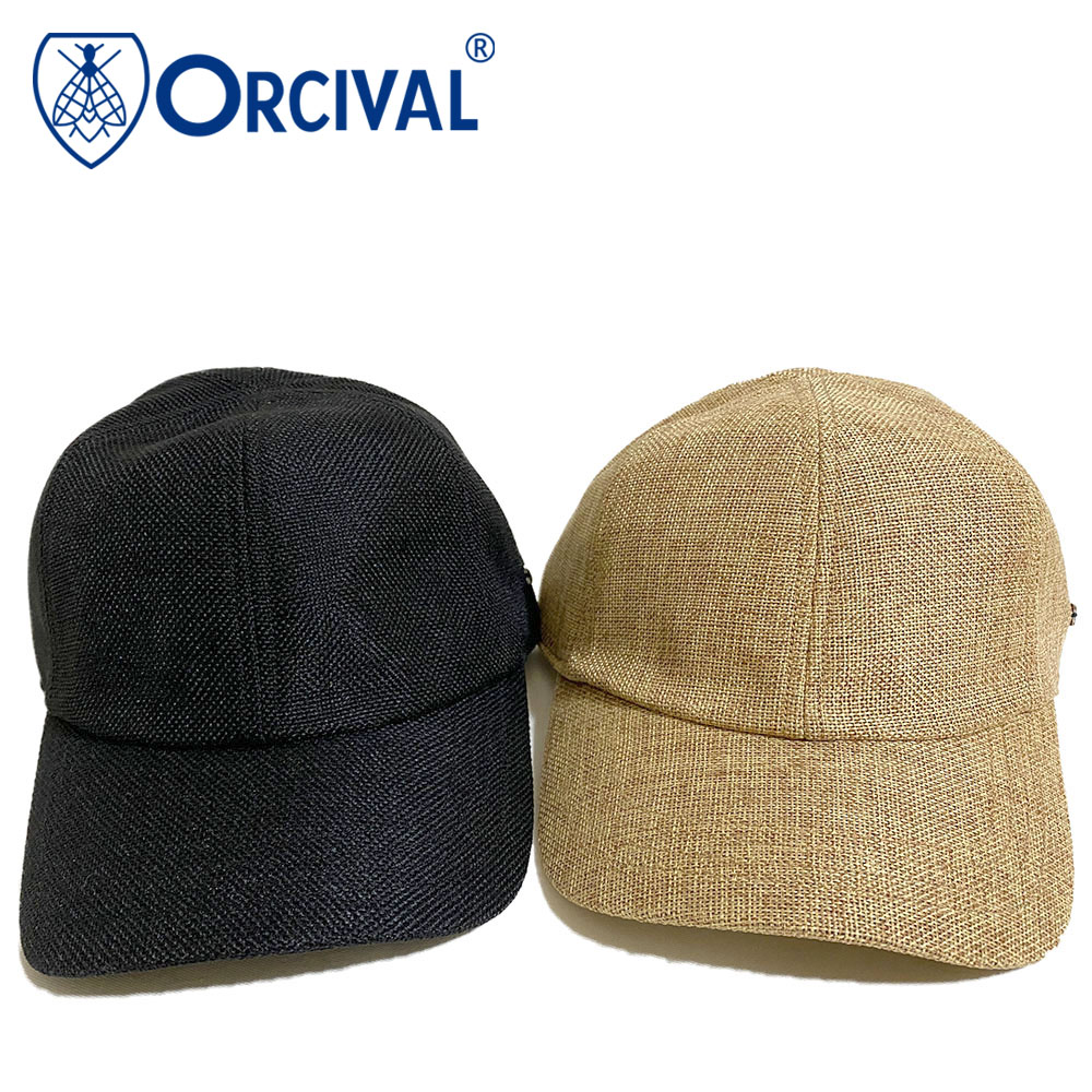 Orcival ラフィアライク 6パネル キャップ Unisex 【OR-H0081 RLP】