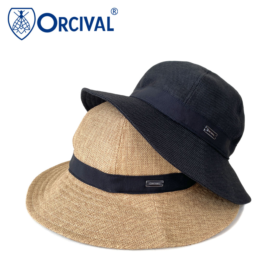 Orcival オーシバル ラフィアライク 6パネル ナチュラルハット OR-H0281 RFG