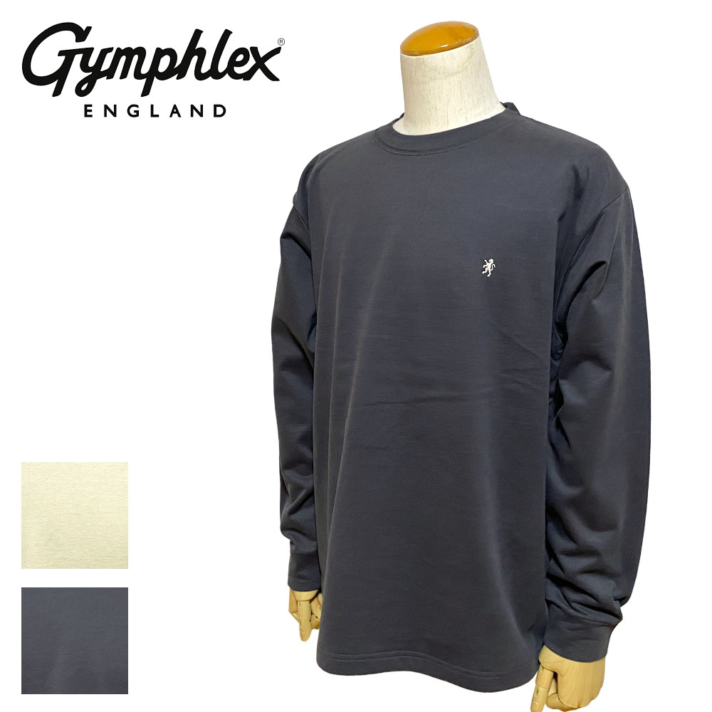 Gymphlex クルーネック 長袖Tシャツ Men's 【GY-C0169 BIN】