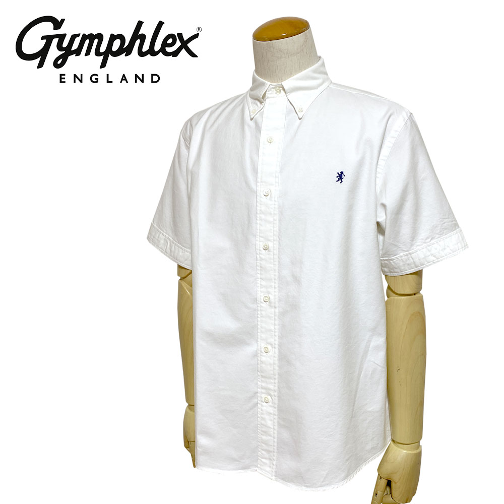 Gymphlex オックスフォード ボタンダウン S/Sシャツ Men's 【J-1421 YOX】