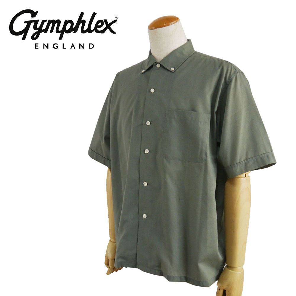 Gymphlex T/C BROAD ボタンダウン 半袖シャツ Men's 【J-3811 ECT】