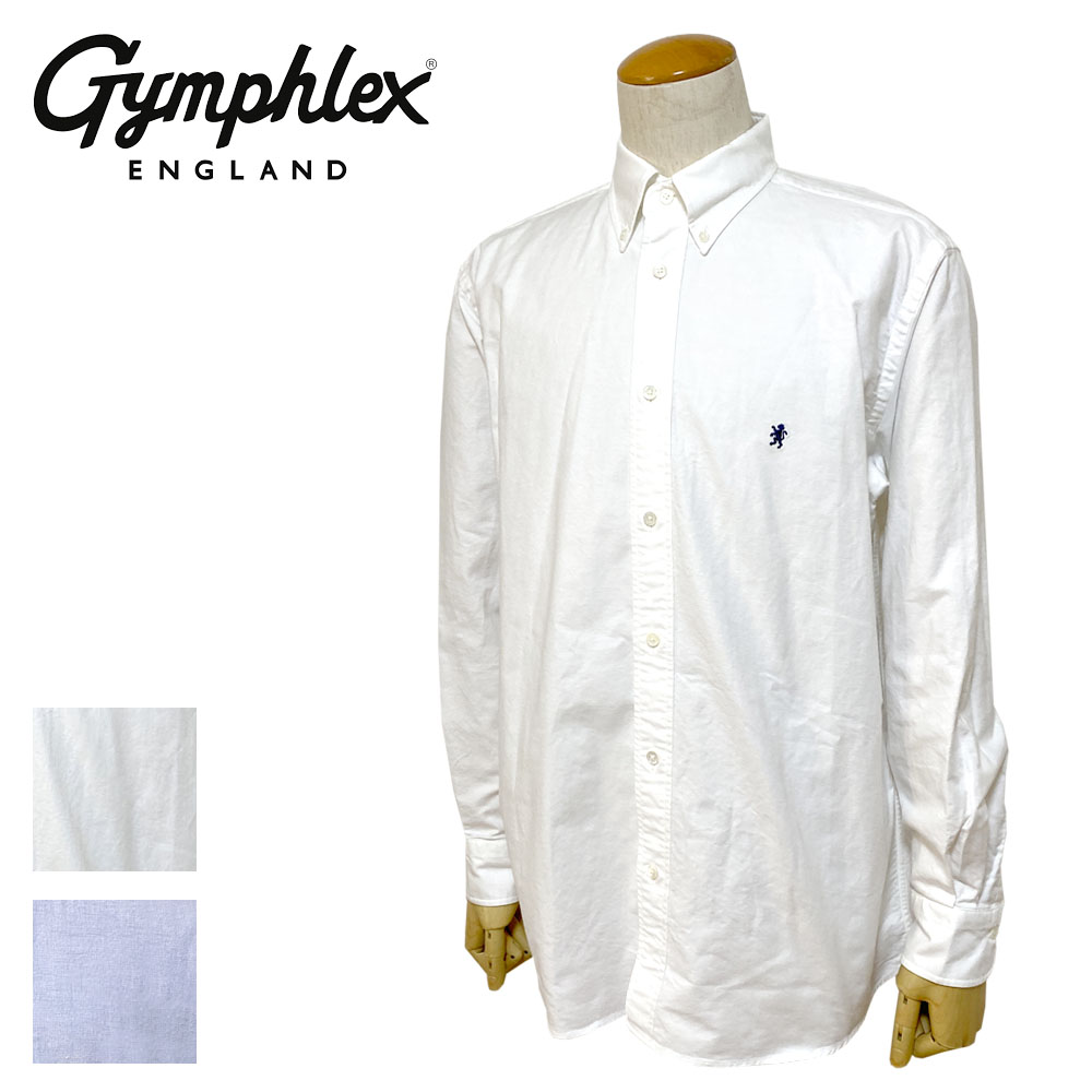 Gymphlex オックスフォード BD L/Sシャツ Men's 【GY-B0196 SOX】