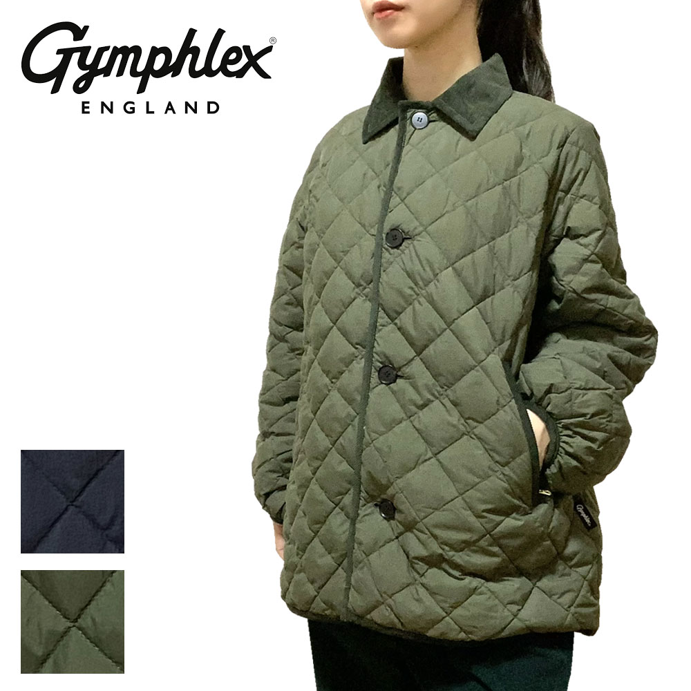 Gymphlex ジムフレックス キルトダウンパフスリーブミドルコート レディース GY-A0717 NYM