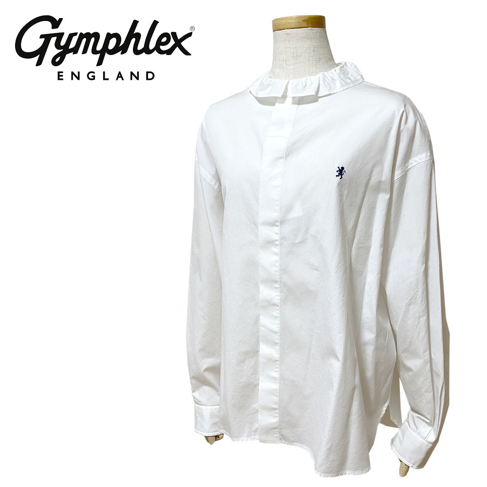 Gymphlex ジムフレックス ギャザーカラー L/Sシャツ レディース GY-B0312 ICM