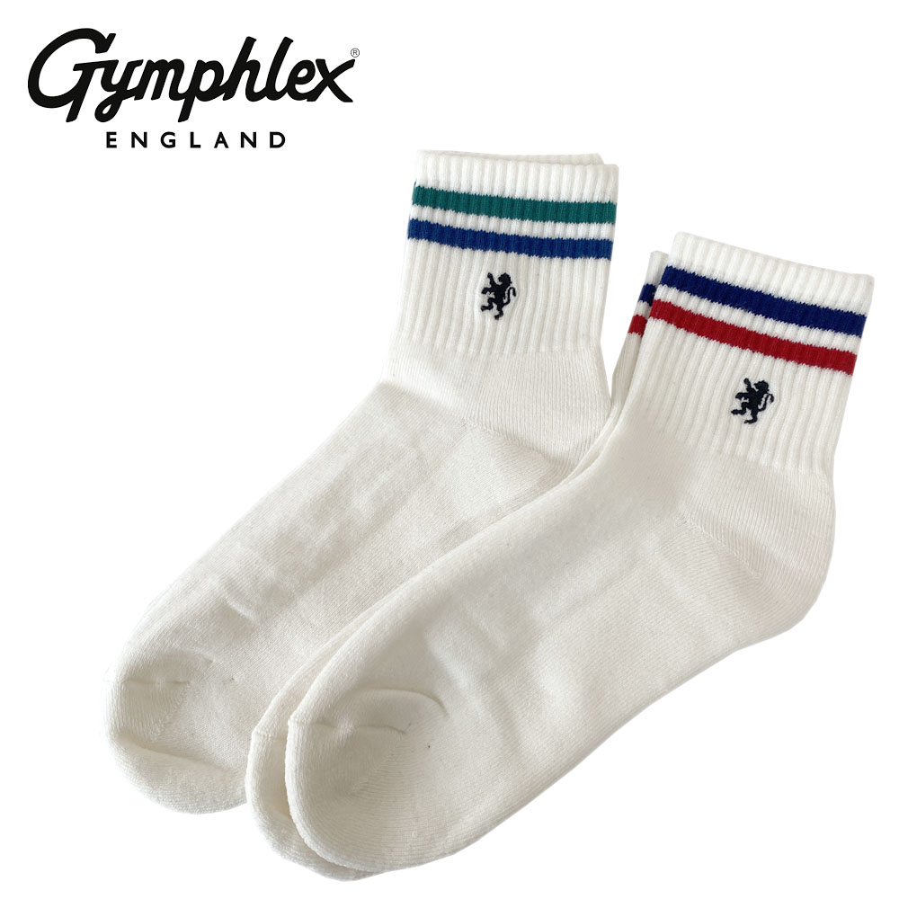 Gymphlex ジムフレックス パイル カラーラインソックス メンズ レディース GY-H0350 TSX