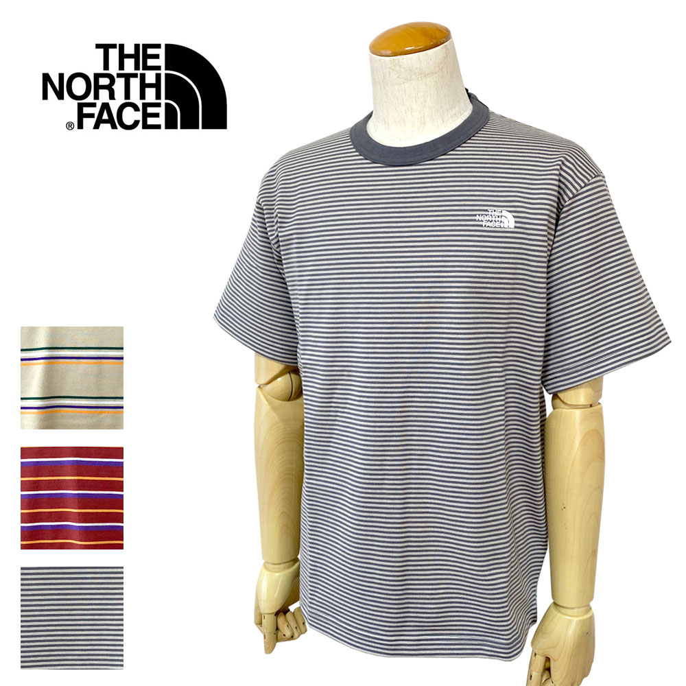 THE NORTH FACE ザ・ノース・フェイス S/S Multi Border Tee ショートスリーブマルチボーダーティー メンズ NT32455