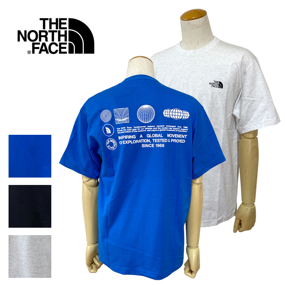 THE NORTH FACE ザ・ノース・フェイス S/S FD Globe Grid Cotton Tee ショートスリーブフラッシュドライグローブグリッドコットンティー ユニセックス NT32550