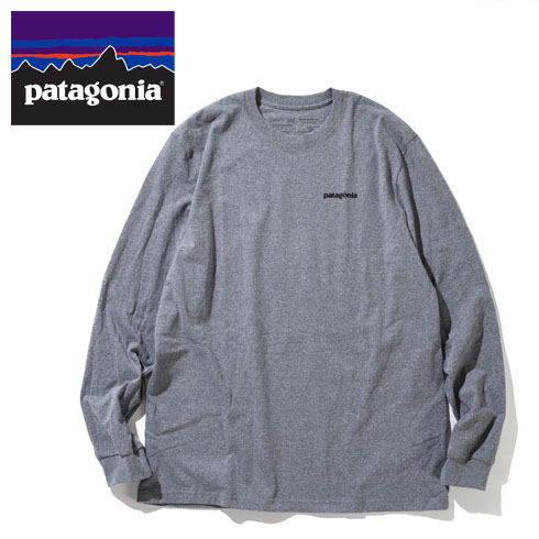 patagonia Ms L/S P-6 Logo Responsibili-Tee【39161】