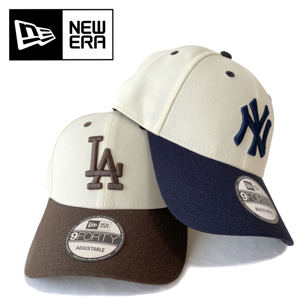 NEW ERA ニューエラ 9FORTY MLB Wool Visor ニューヨーク・ヤンキース ロサンゼルス・ドジャース 14307526 14307527